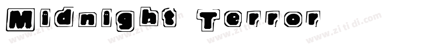 Midnight Terror字体转换